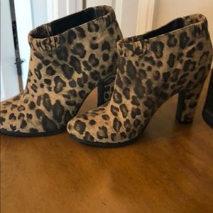 Leopard Booties